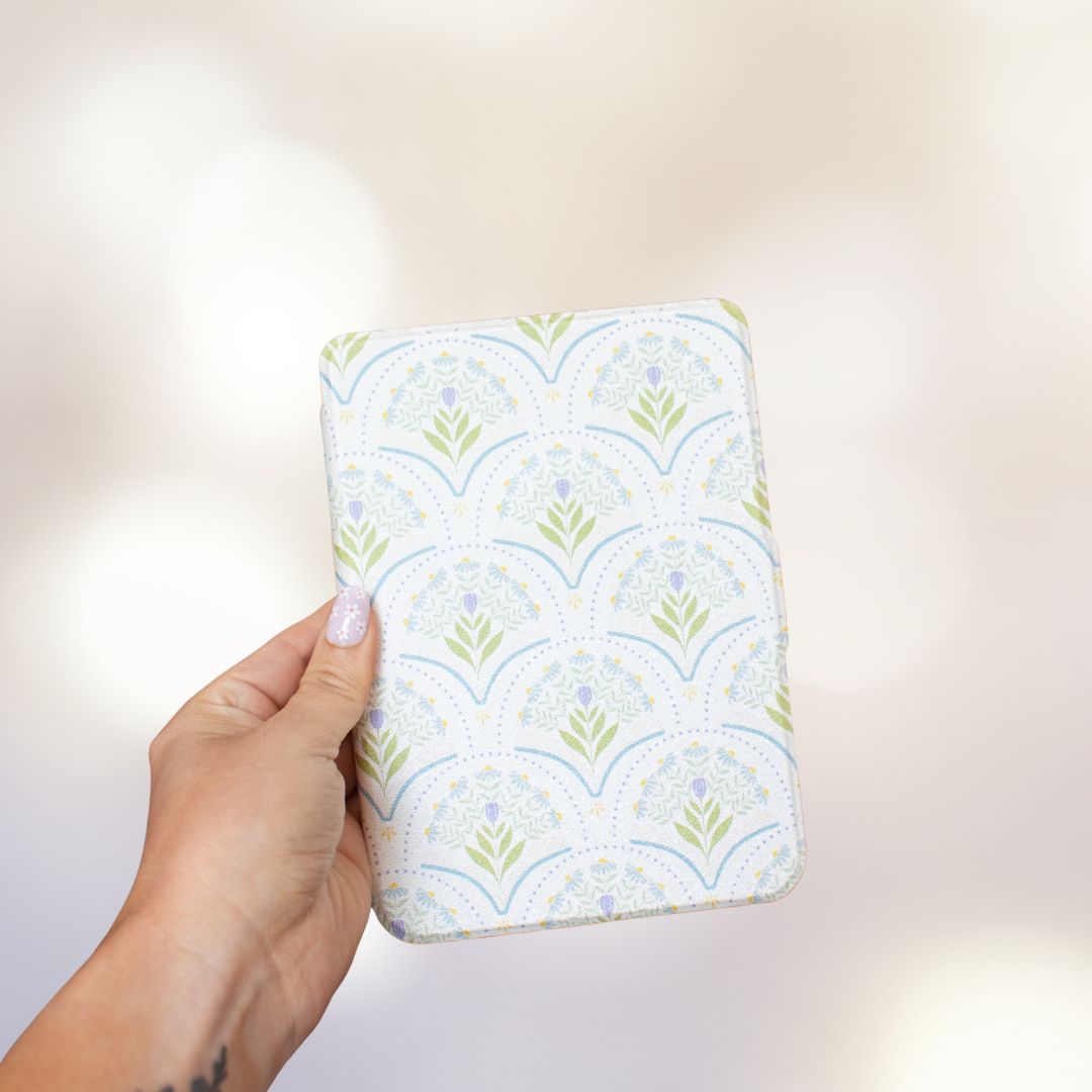 Blue Floral Pattern Kobo Case