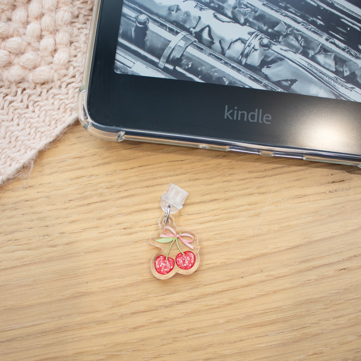 Disco Cherries - USB-C Charm
