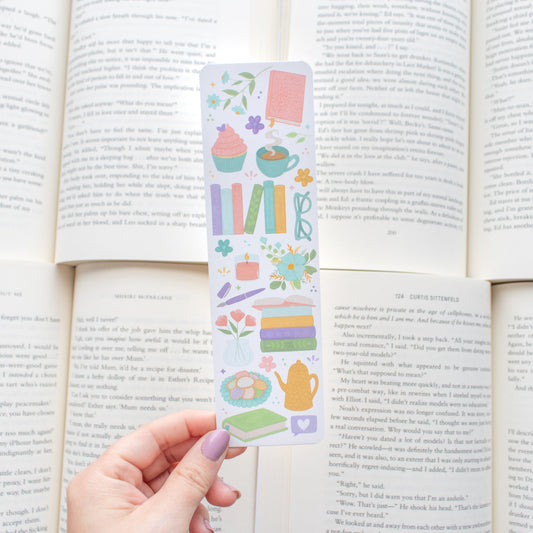 Bookish Tea Party Bookmark