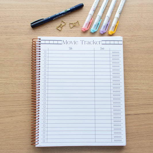 Movie Tracker for NCU - DIGITAL PRINTABLE