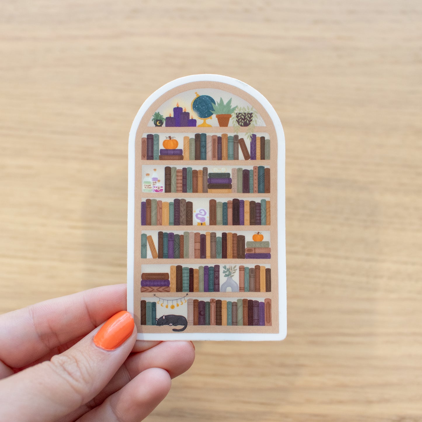 Bookshelf - Vinyl Sticker
