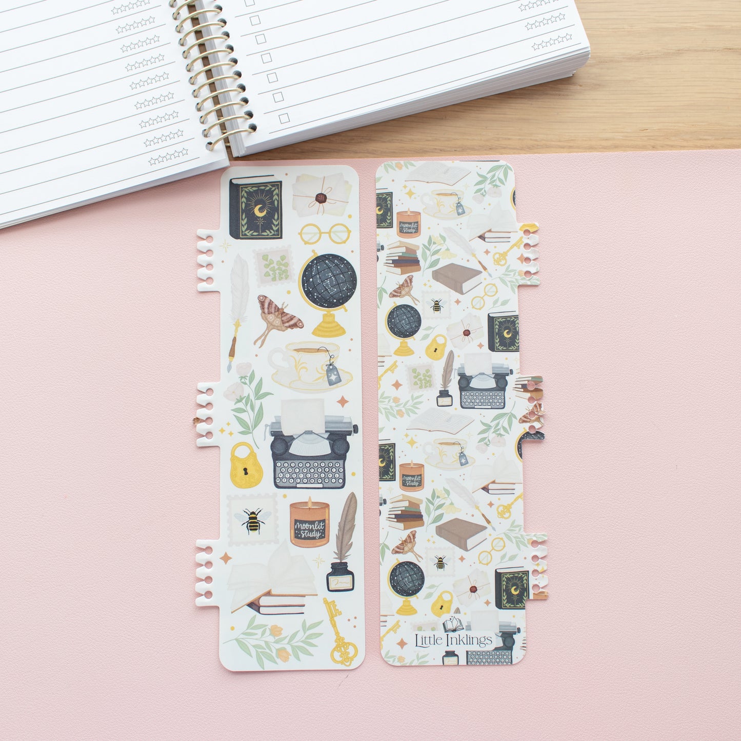 Light Academia Snap-In Novel Companion Bookmark