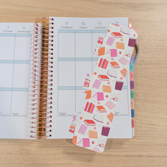 Pink Books Snap-In AFB Planner Bookmark