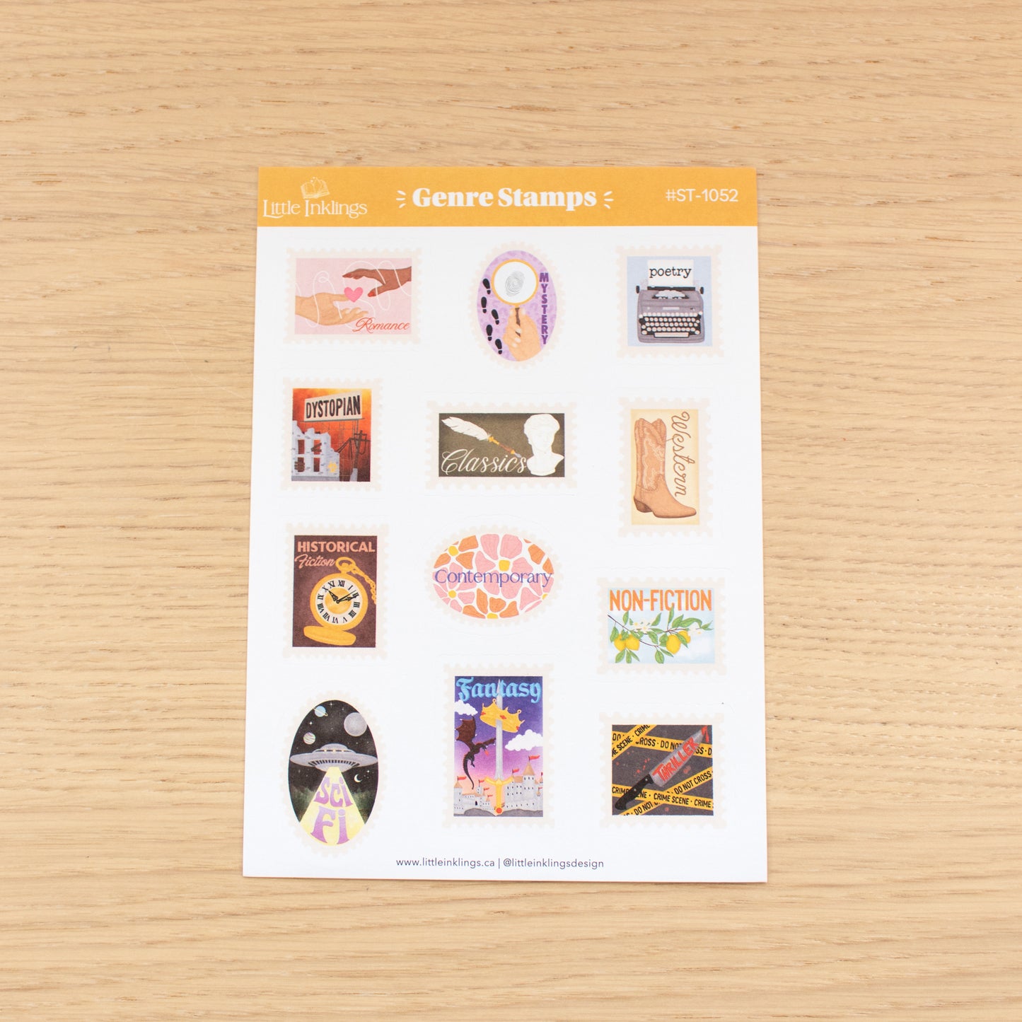 Genre Stamps - Planner Stickers