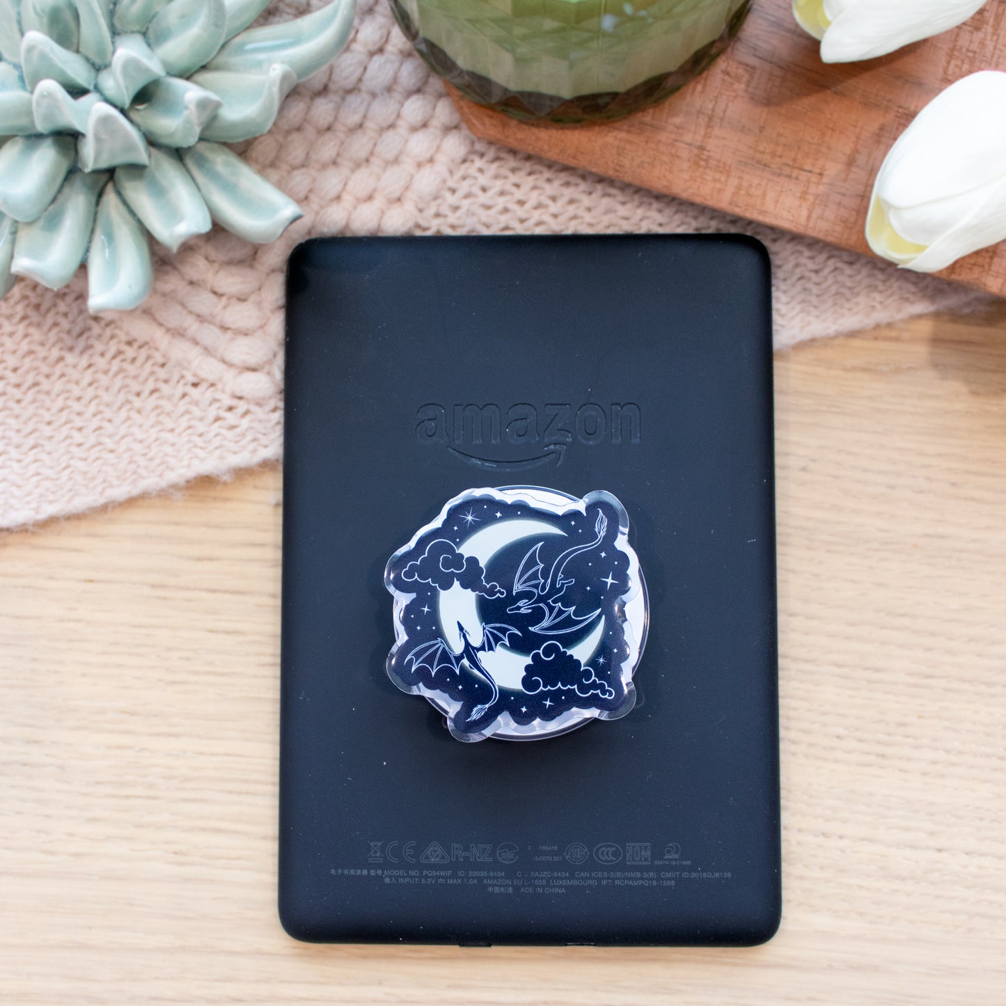 Moon and Dragons - Phone/E-Reader Grip