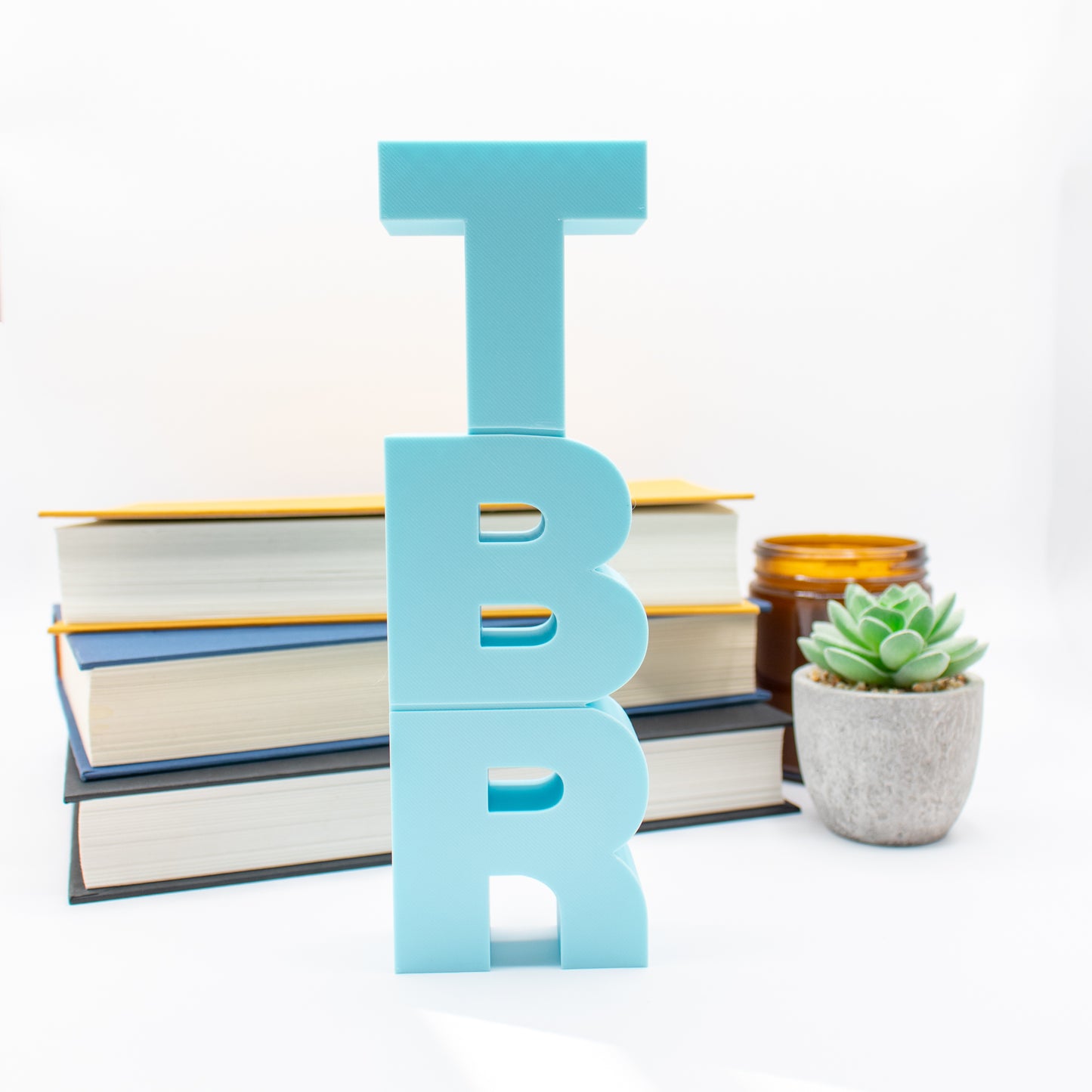 TBR 3D Printed Shelf Decor