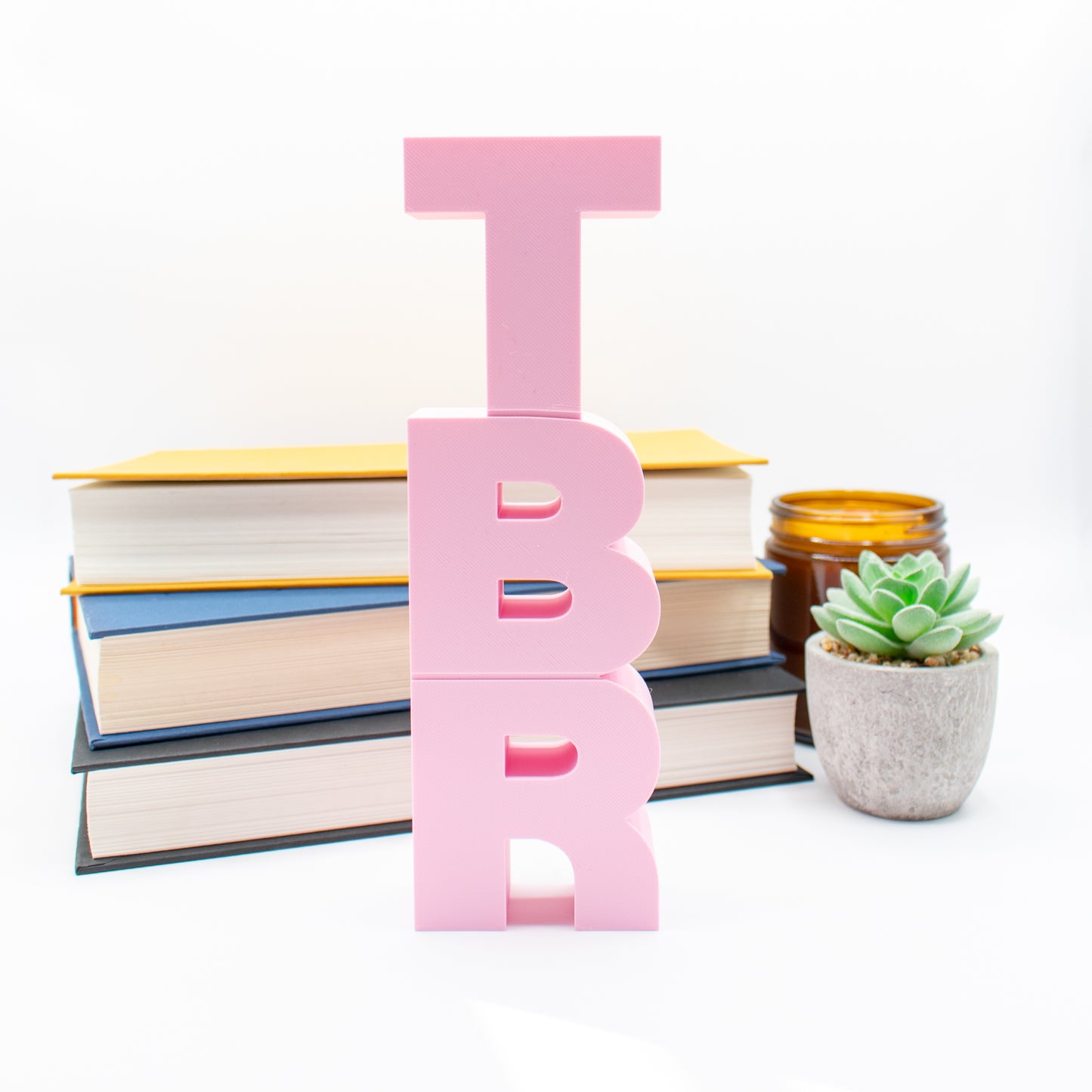 TBR 3D Printed Shelf Decor