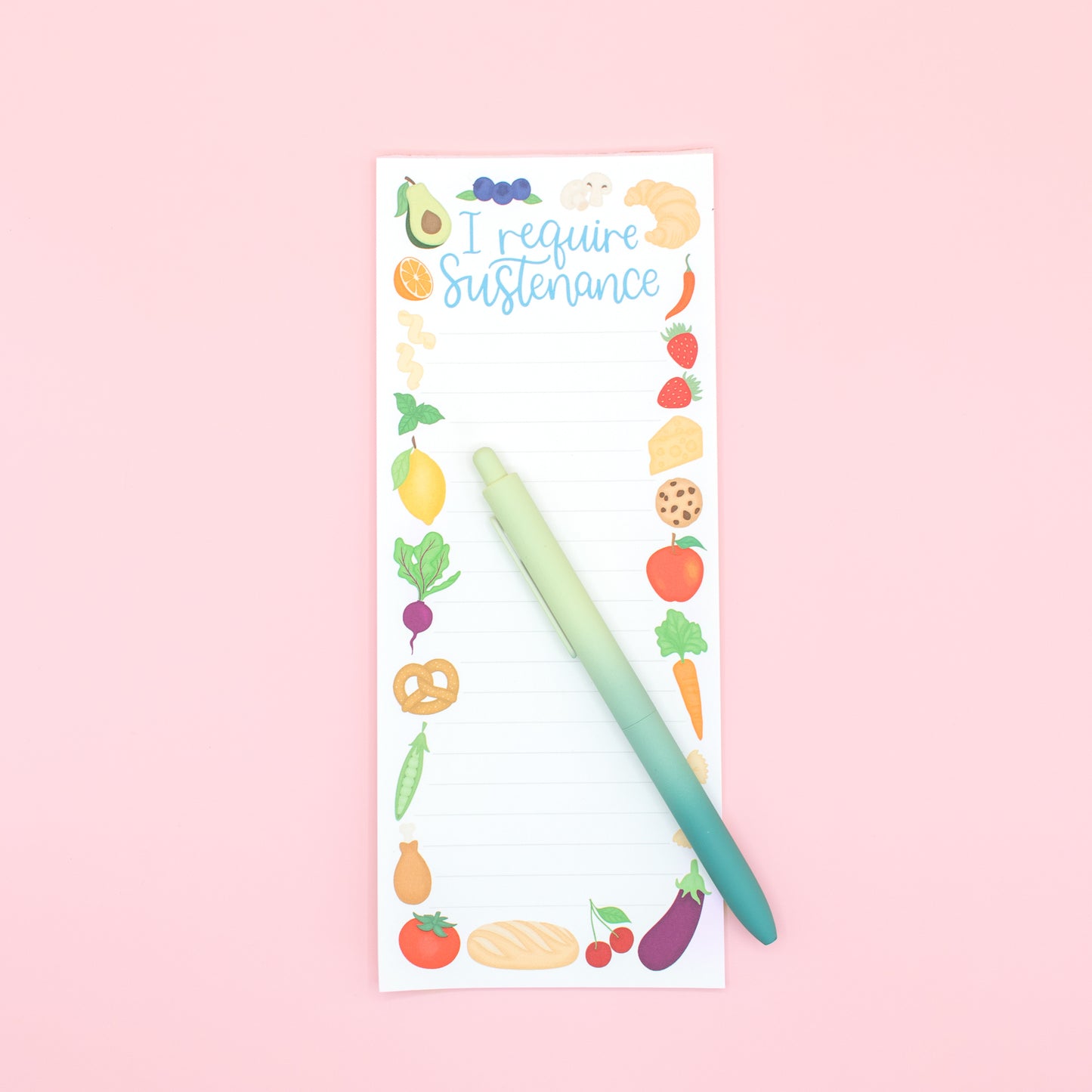 I Require Sustenance - Notepad (Magnetic)