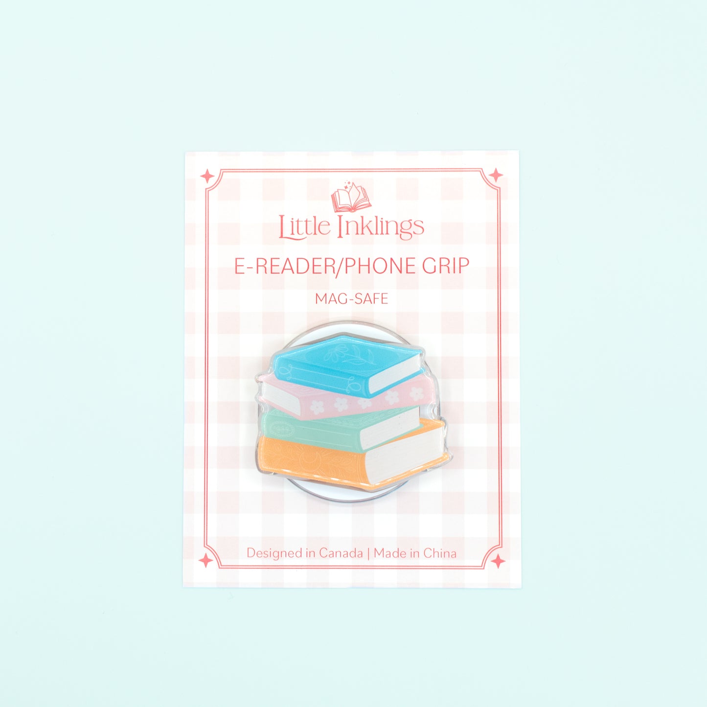 Book Pile - Phone/E-Reader Grip