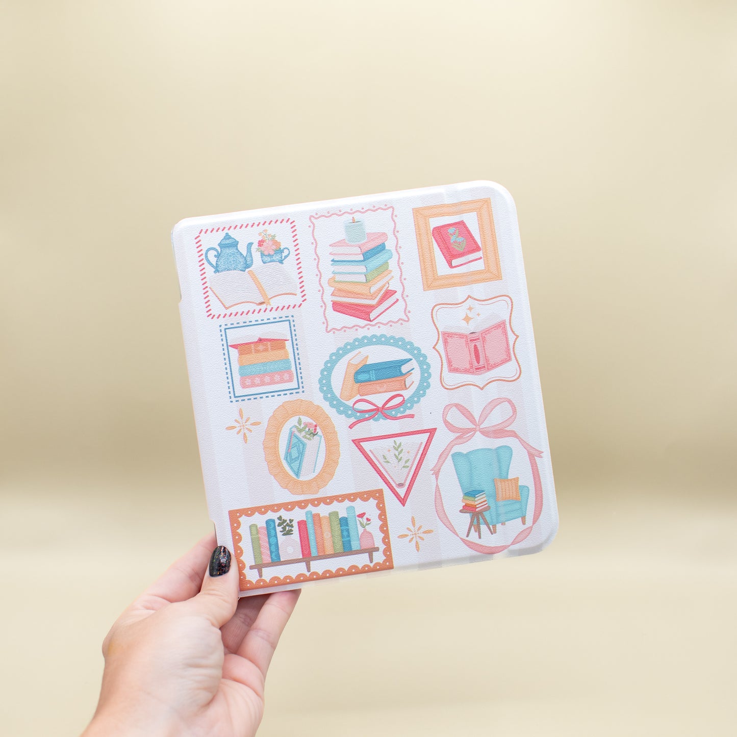 Bookish Frames Kobo Case - Clear Back