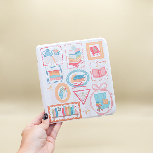 Bookish Frames Kobo Case - Clear Back