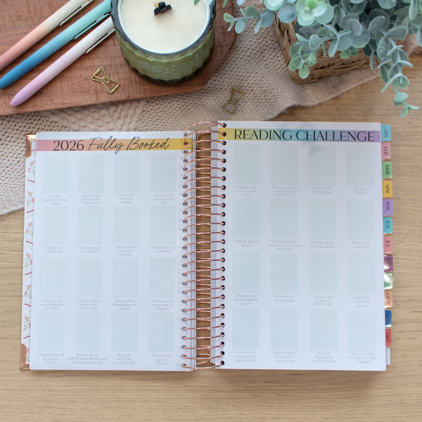 Always Fully Booked 2026 Planner - Mystical Sword - VERTICAL Layout