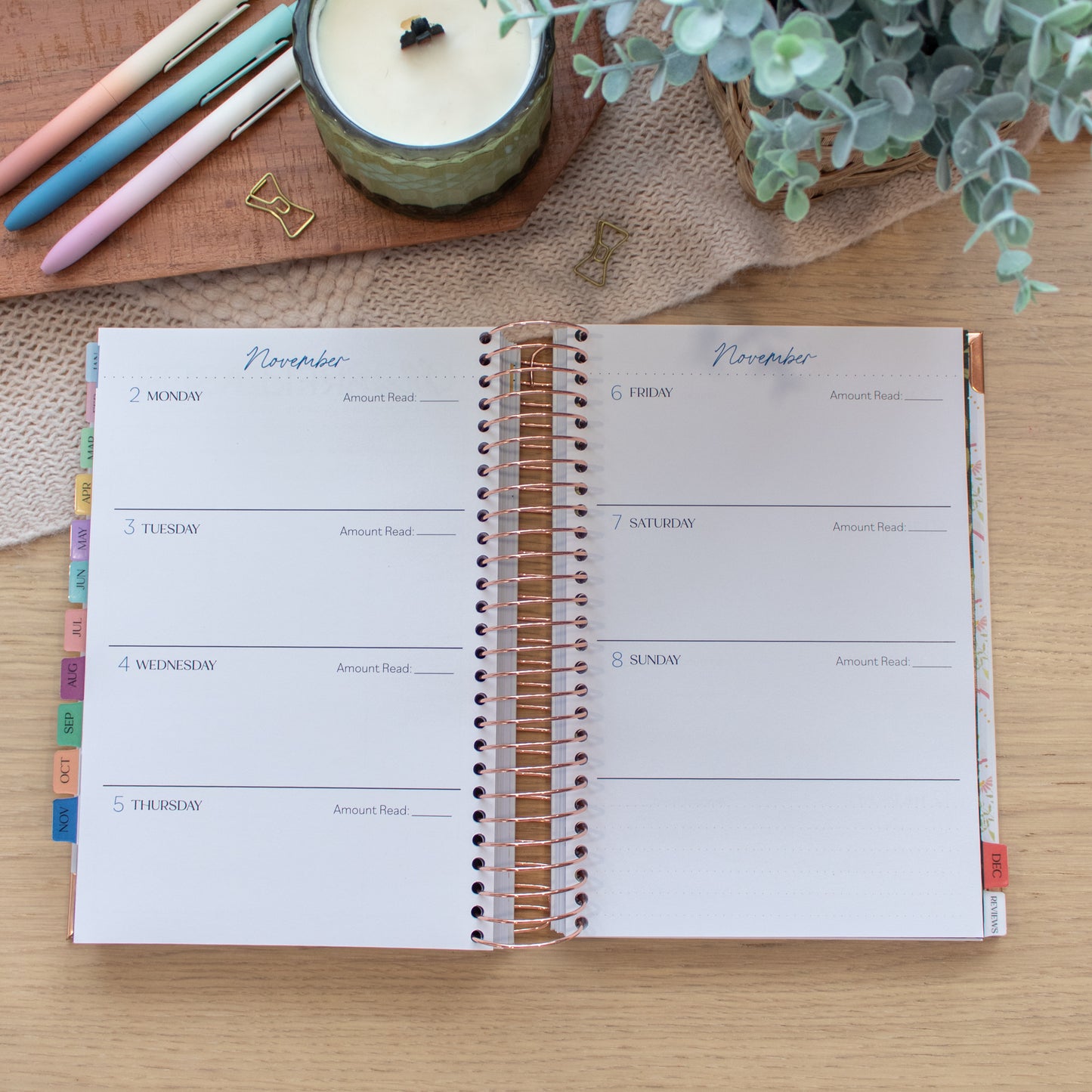 Always Fully Booked 2026 Planner - Mystical Sword - HORIZONTAL Layout