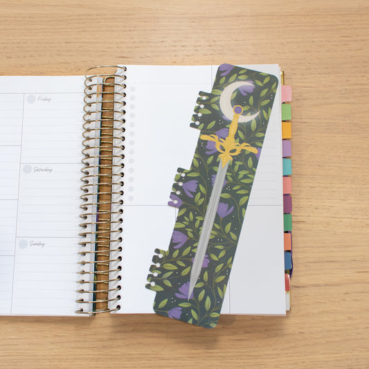 Sword and Moon Snap-In AFB Planner Bookmark