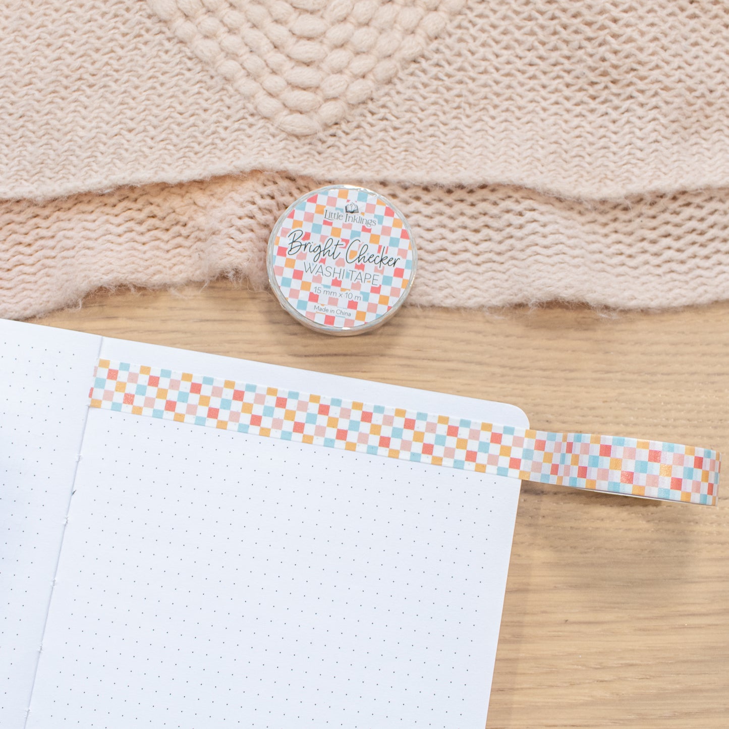 Bright Checker - Washi Tape