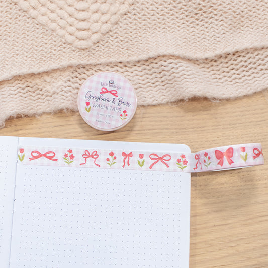 Gingham & Bows - Washi Tape