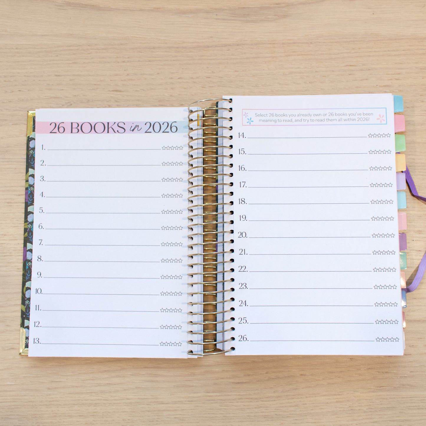 26 Books in 2026 Challenge for AFB/NC - DIGITAL PRINTABLE