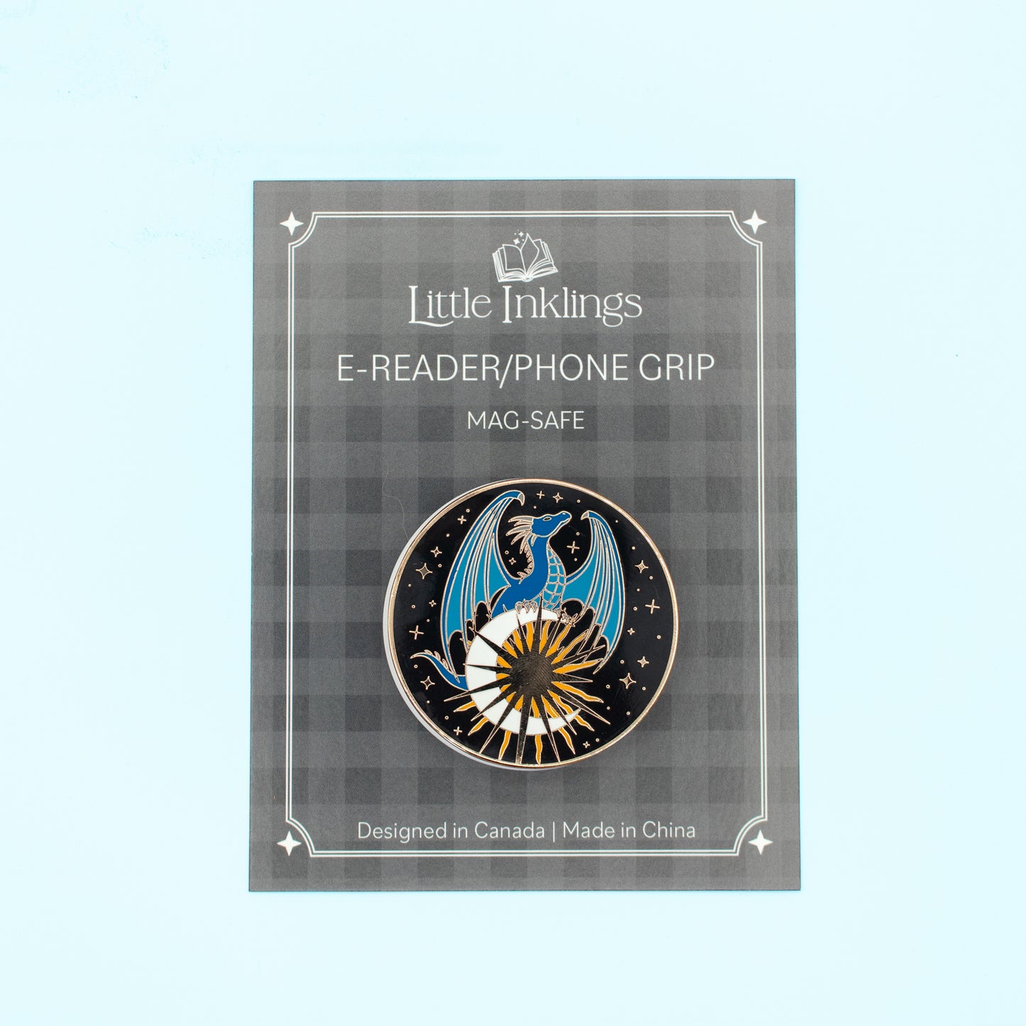 Majestic Dragon Phone/E-Reader Enamel Grip