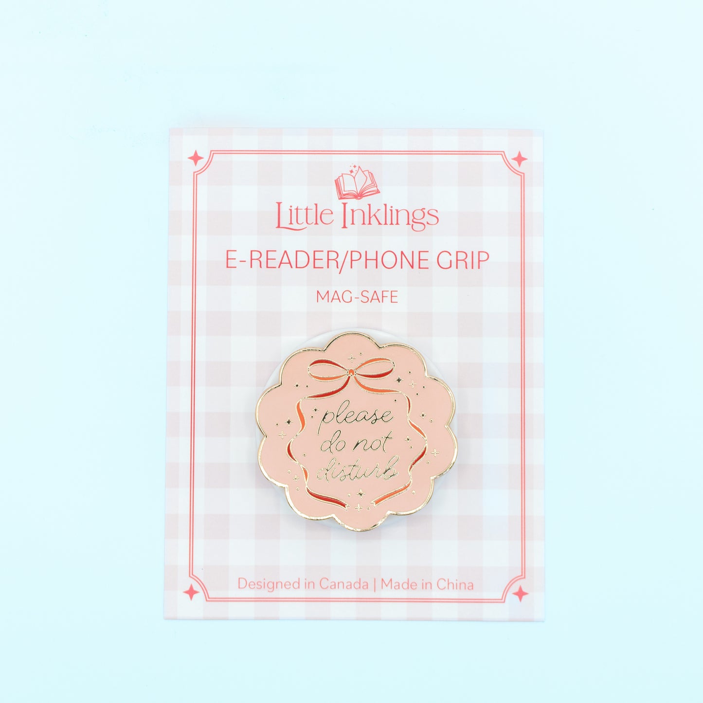 Pretty Please Do Not Disturb Phone/E-Reader Enamel Grip