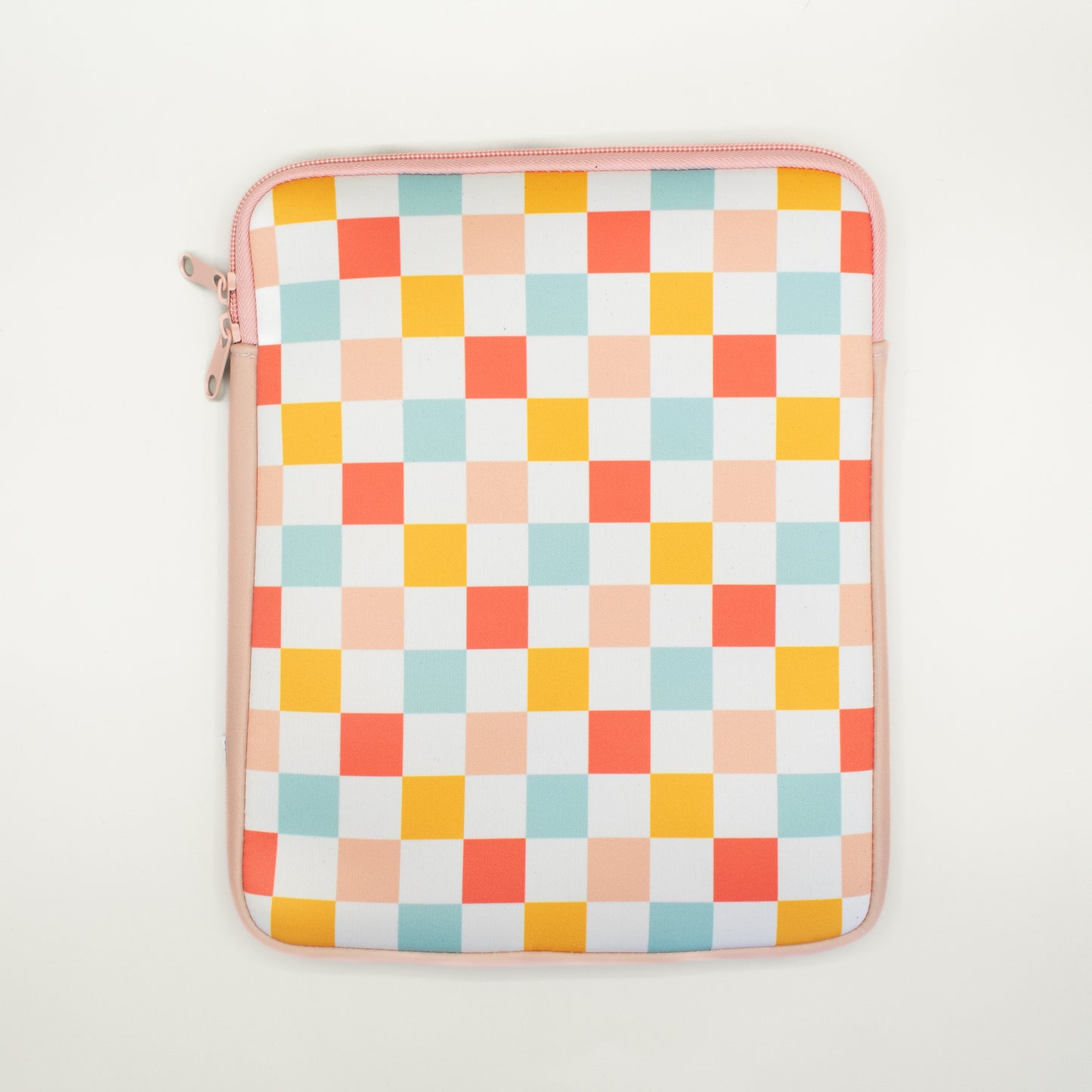 Book Pouch - Pink Checker