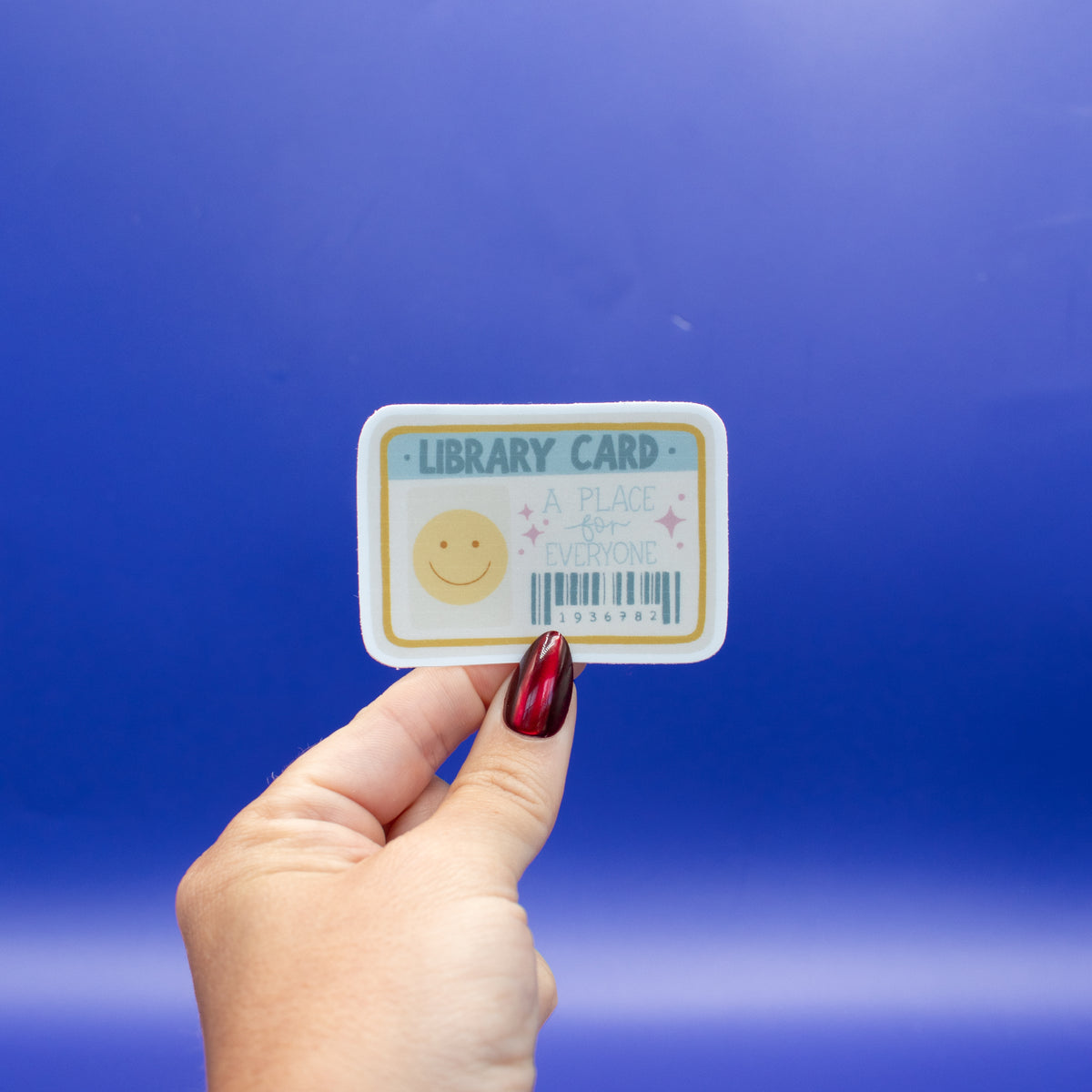 Library Card - Vinyl Sticker