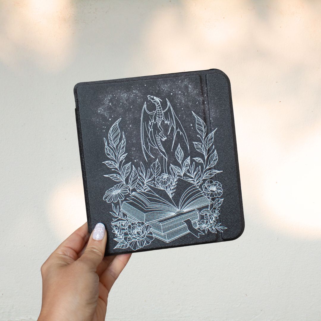 Book Dragon Kobo Libra Case - Clear Back