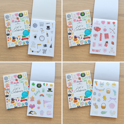 Let's Celebrate Sticker Pad