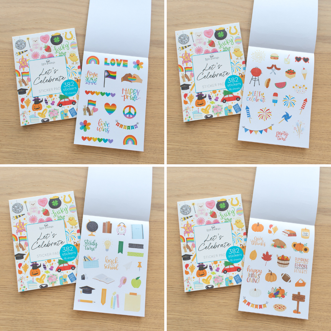 Let's Celebrate Sticker Pad