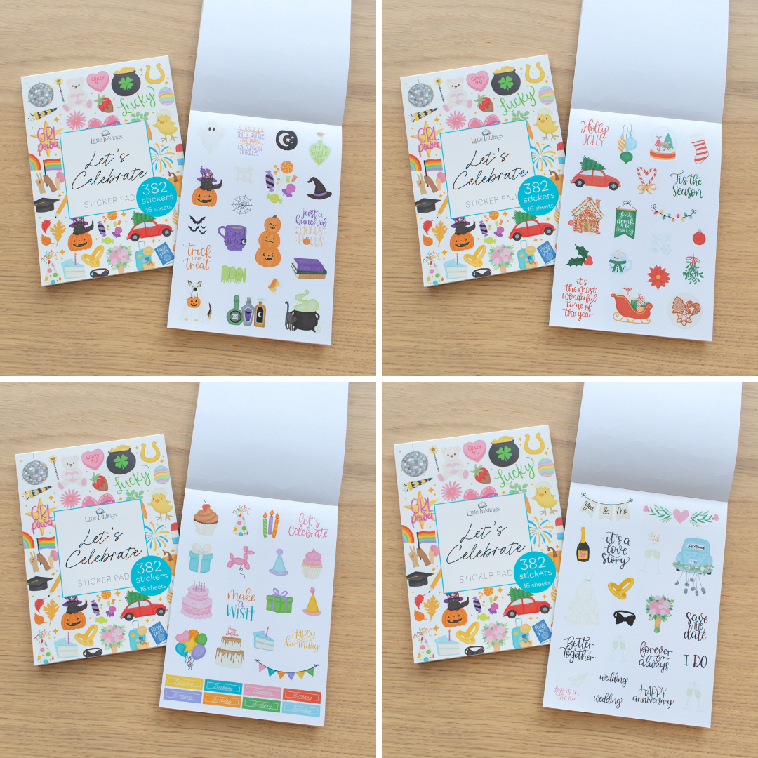 Let's Celebrate Sticker Pad