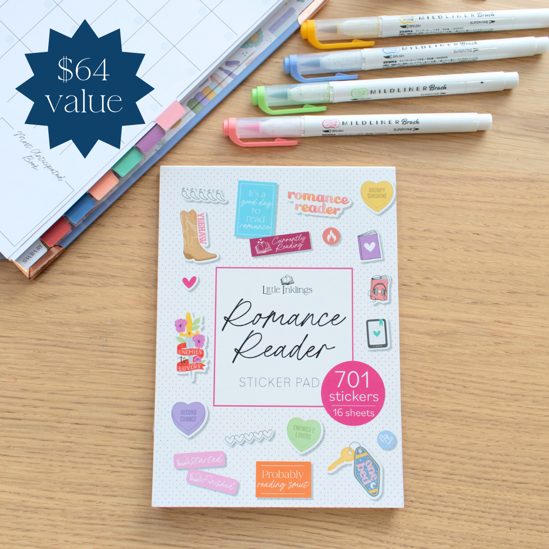 Romance Reader Sticker Pad – Little Inklings Design