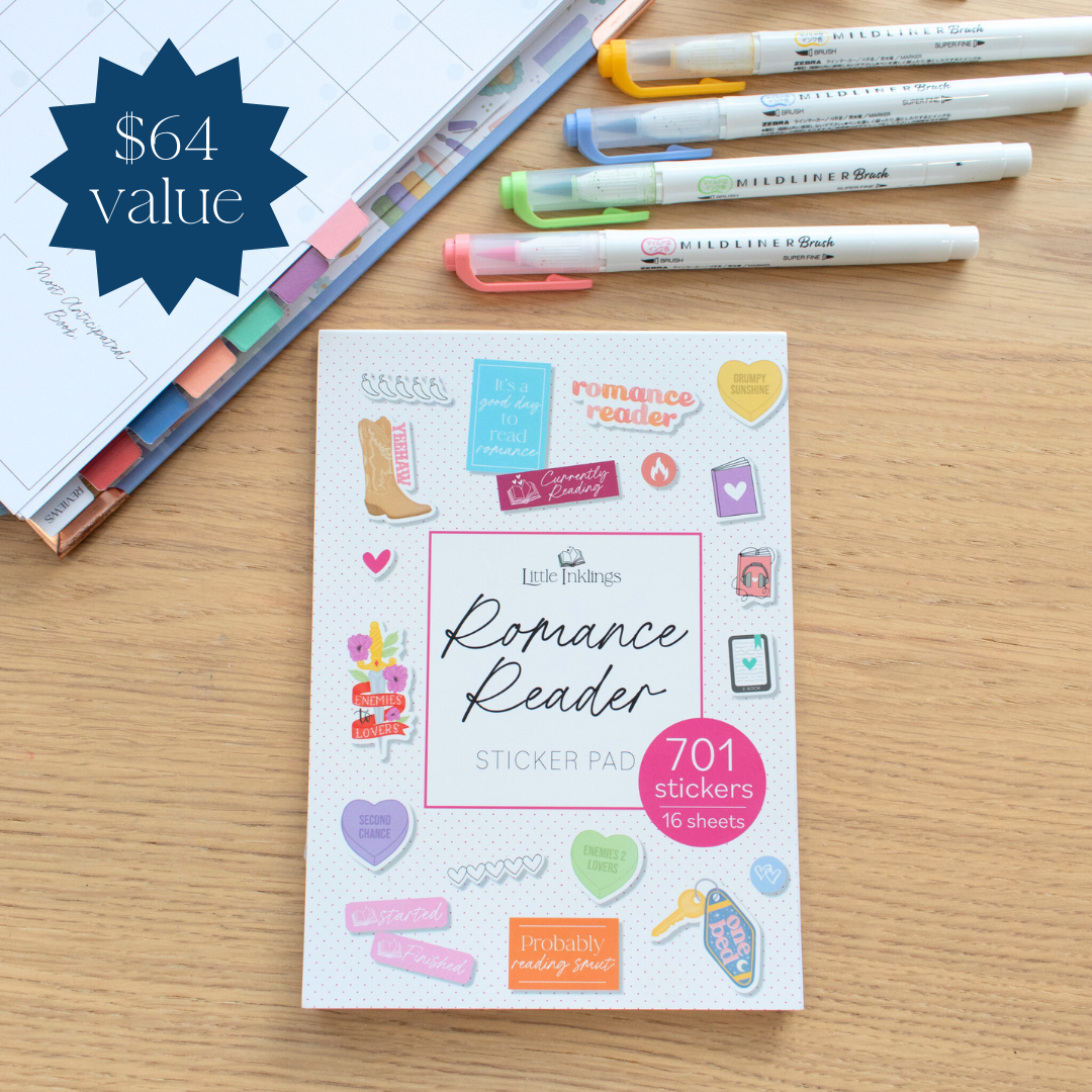 Romance Reader Sticker Pad