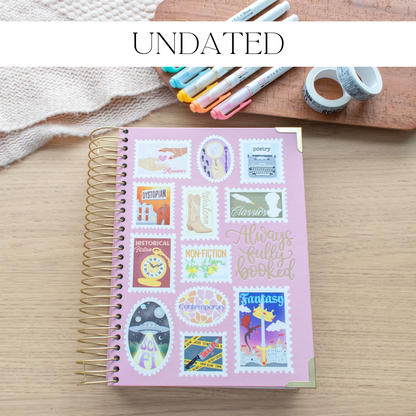 PRE-ORDER Always Fully Booked UNDATED Planner - Stamps Cover