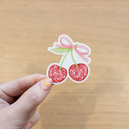 Disco Cherries - Vinyl Sticker