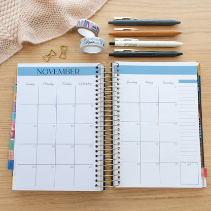 Always Fully Booked 2024 Planner - B&W HORIZONTAL - Pre-Order