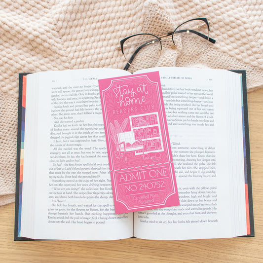 Stay At Home Readers Club - Oversized Bookmark
