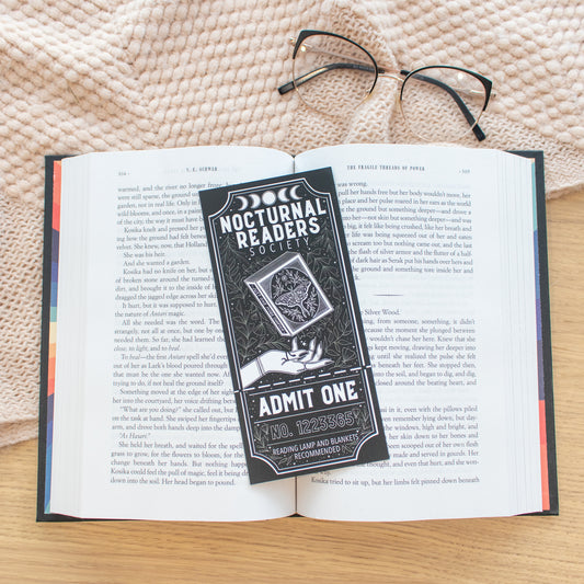 Nocturnal Readers Society - Oversized Bookmark