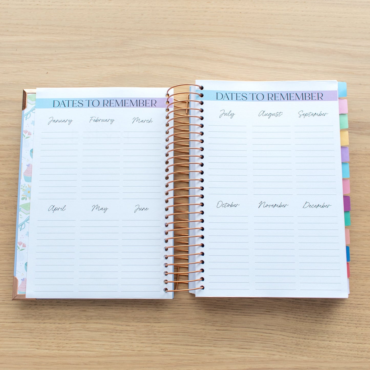 Always Fully Booked Undated Planner - Floral Cover - Pre-Order