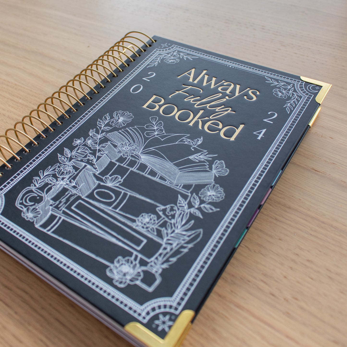 Always Fully Booked 2024 Planner - B&W HORIZONTAL - Pre-Order