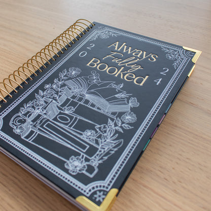 Always Fully Booked 2024 Planner - B&W HORIZONTAL - Pre-Order