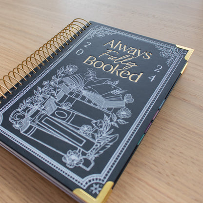 Always Fully Booked 2024 Planner - B&W VERTICAL - Pre-Order