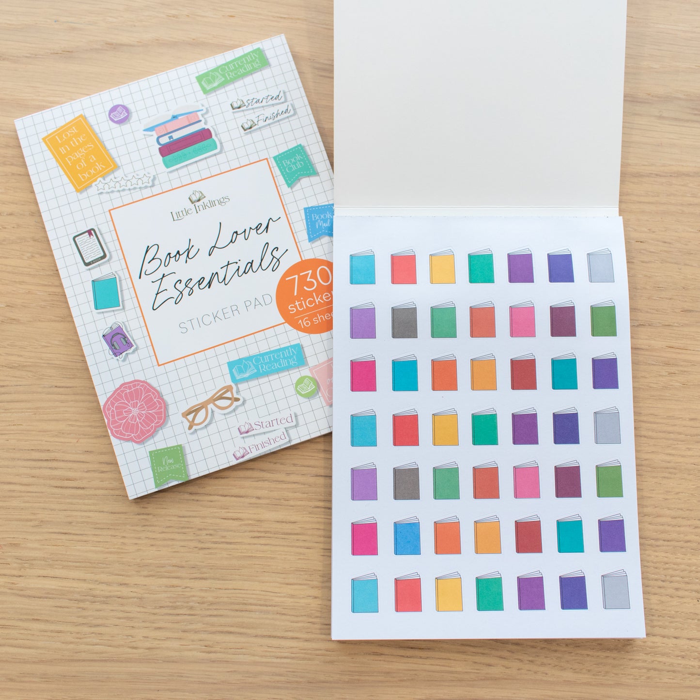 Book Lover Essentials Sticker Pad