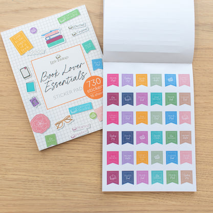 Book Lover Essentials Sticker Pad