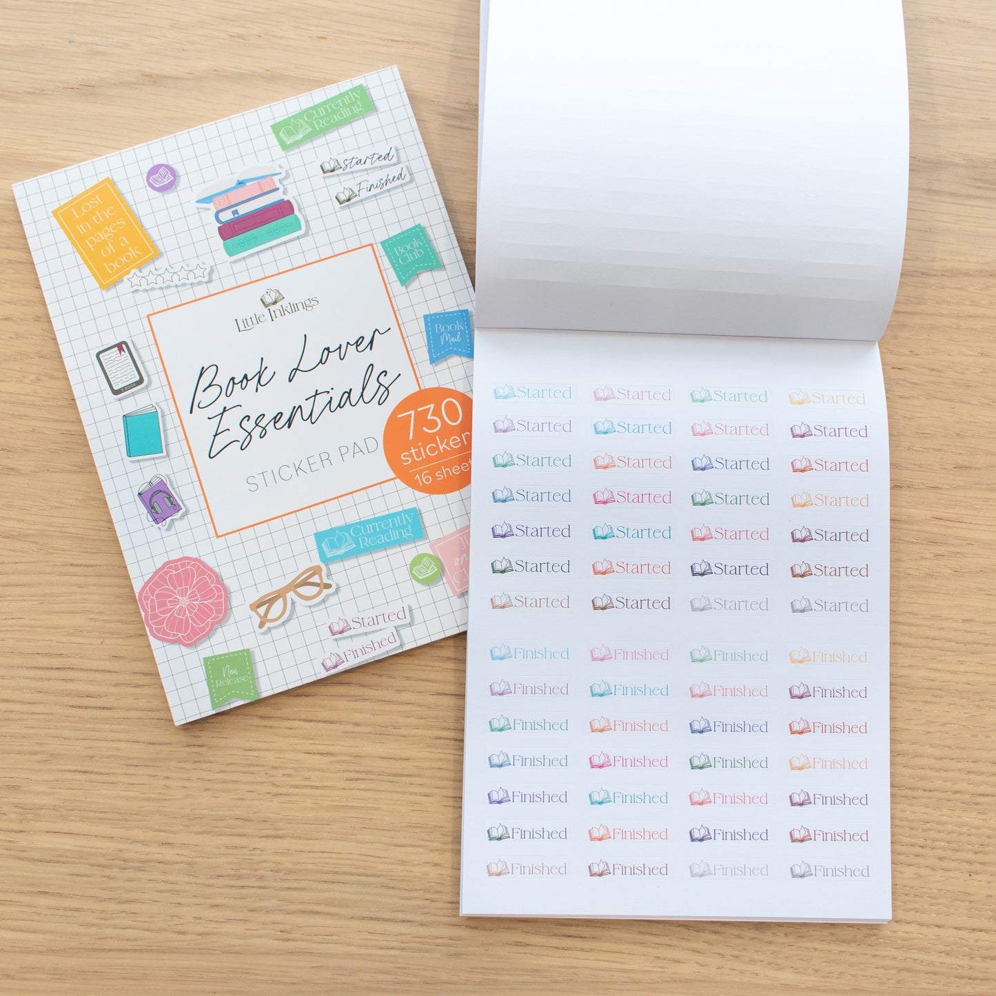 Book Lover Essentials Sticker Pad