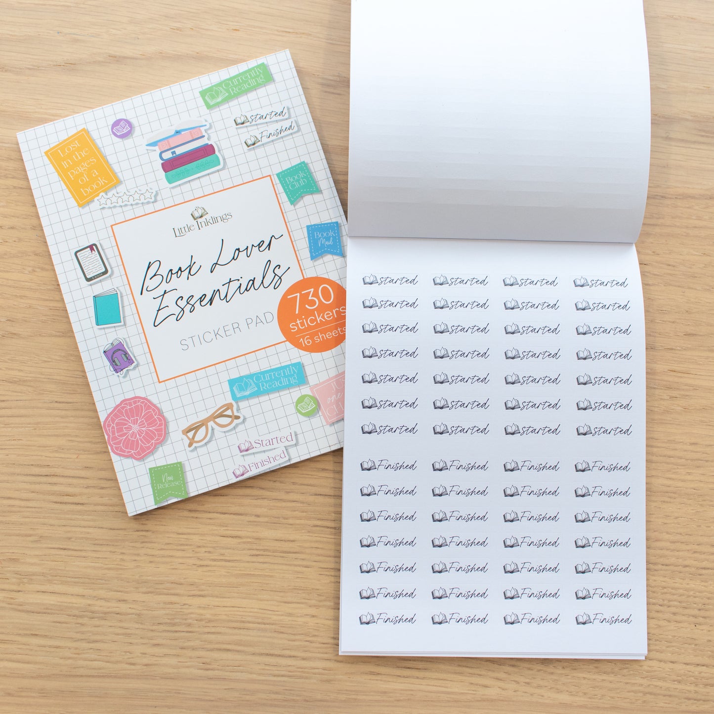 Book Lover Essentials Sticker Pad