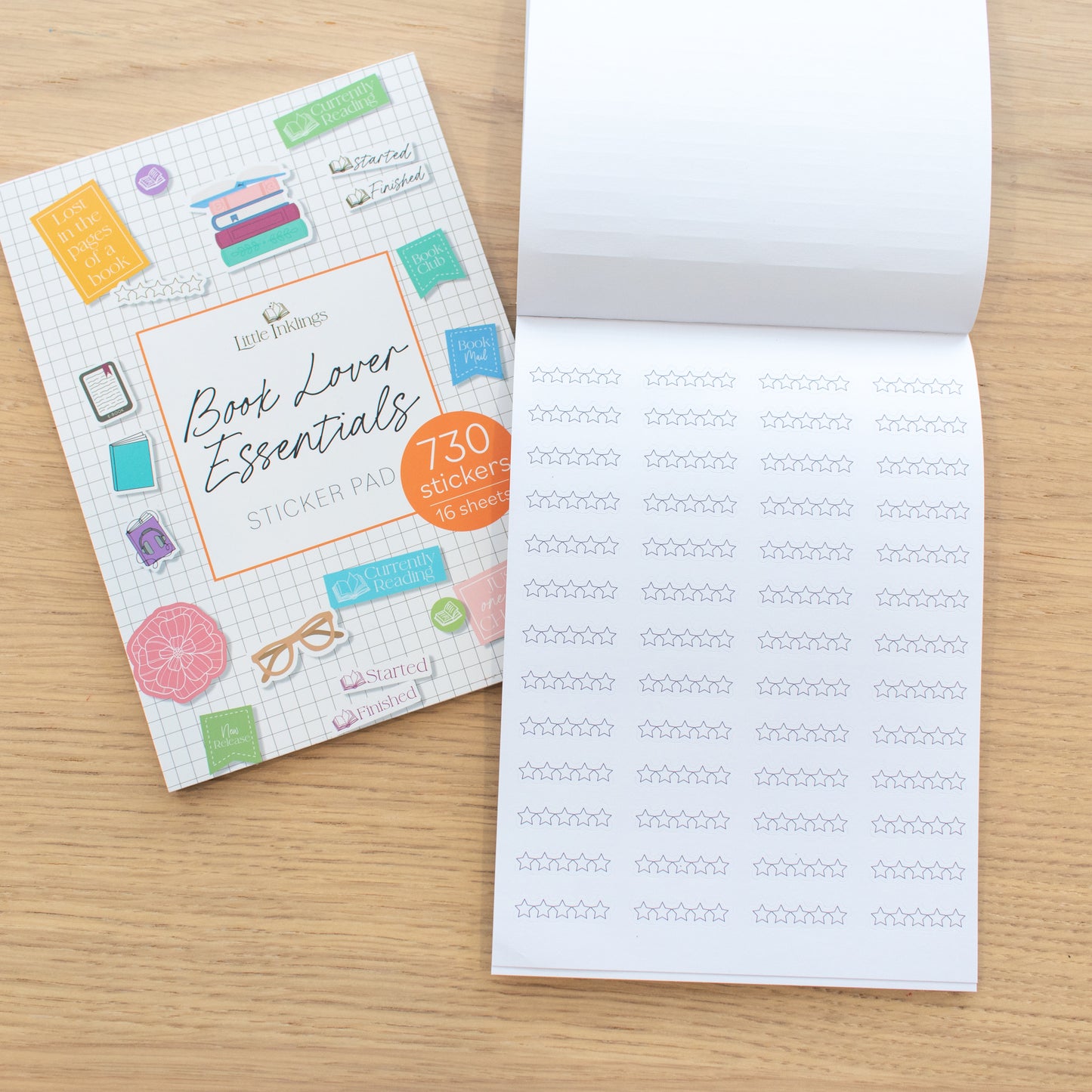 Book Lover Essentials Sticker Pad