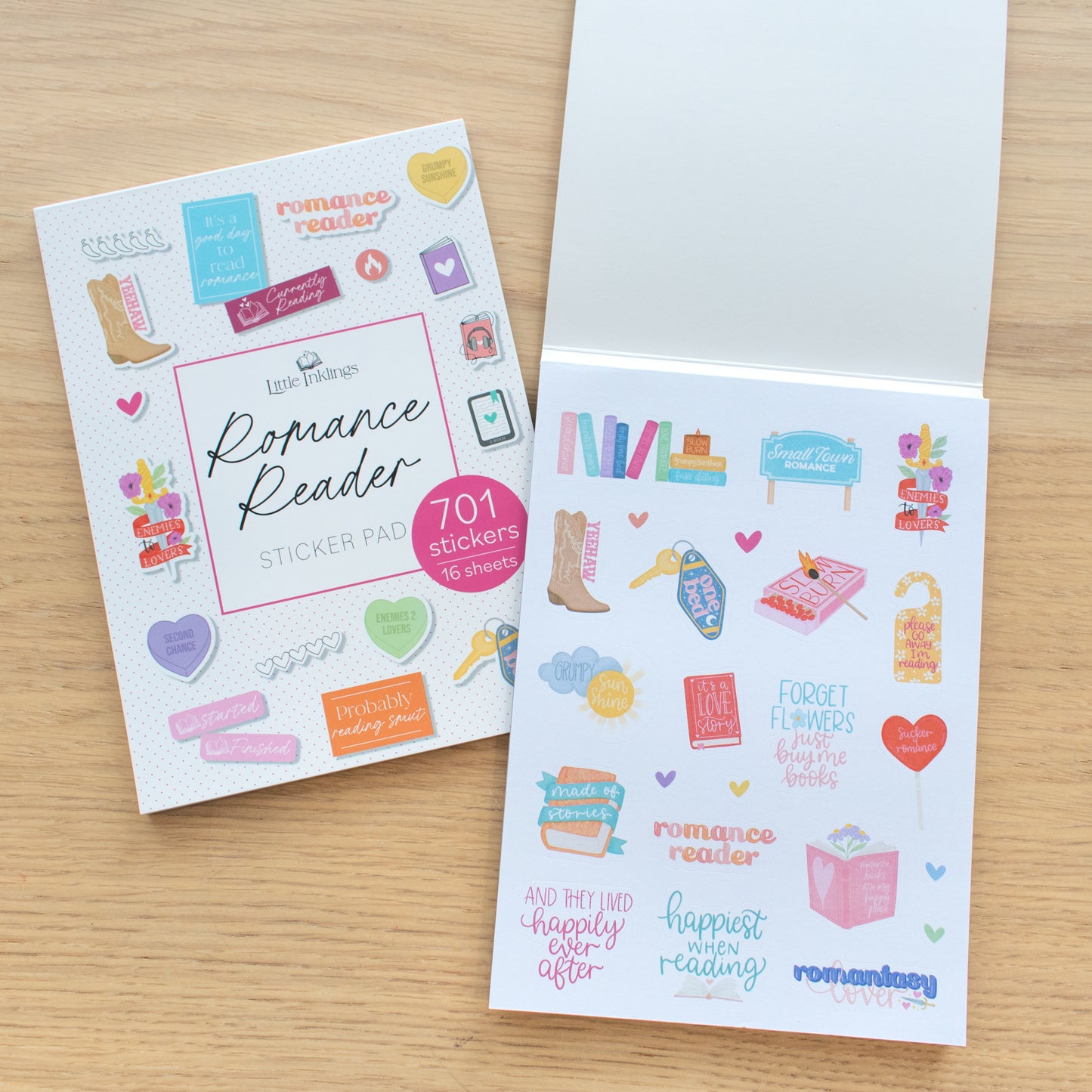 Romance Reader Sticker Pad