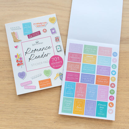 Romance Reader Sticker Pad