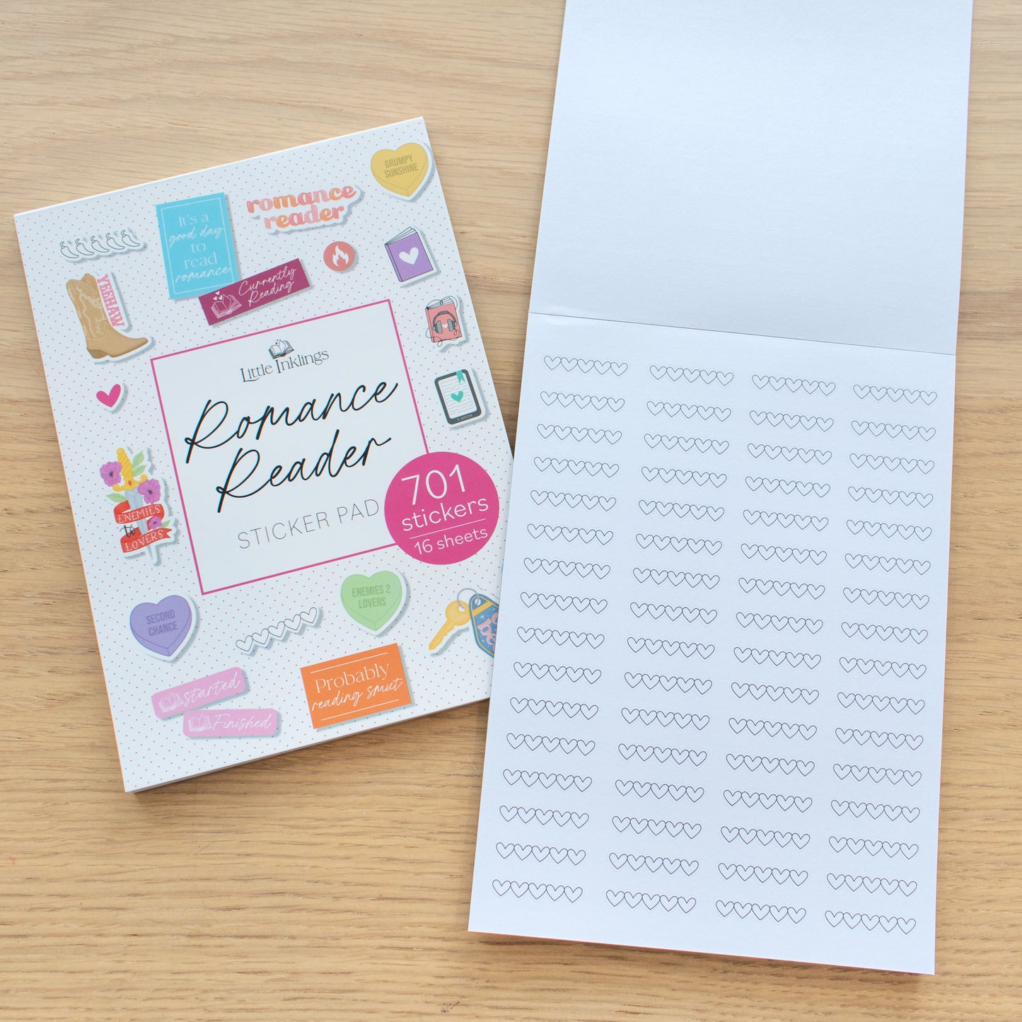 Romance Reader Sticker Pad