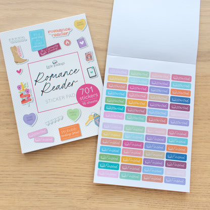 Romance Reader Sticker Pad