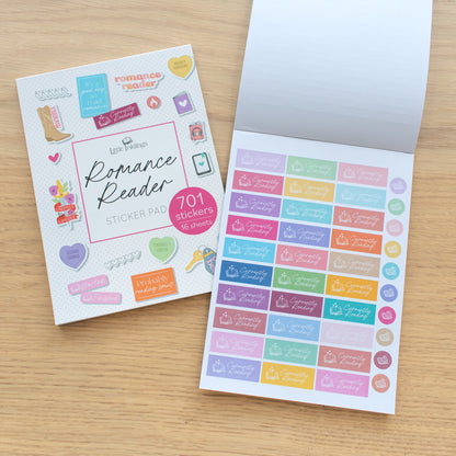 Romance Reader Sticker Pad